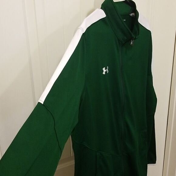 Under Armour Rival Knit Full Zip up Jacket Mens sz XXL - Picture 5 of 6